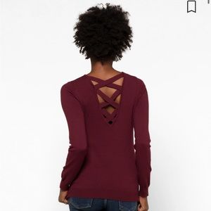 Burgundy Sweater